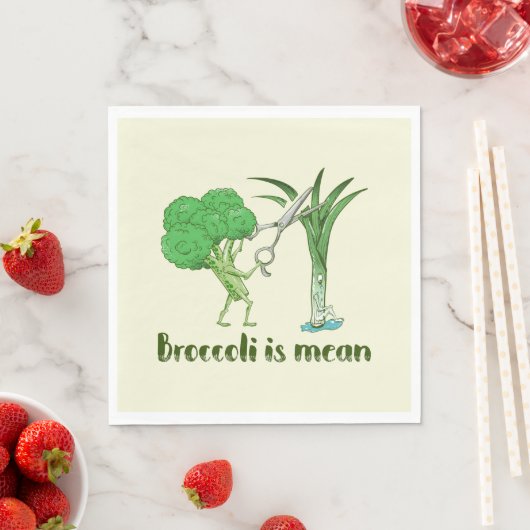 Broccoli ist gemein serviette (Beispiel)