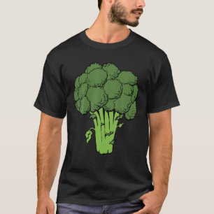 Broccoli ist Lebensspass Grafik Gemüse T-Shirt