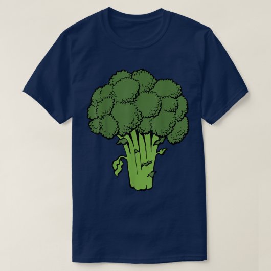 Broccoli ist Lebensspass Grafik Gemüse T-Shirt (Design vorne)