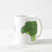 Broccoli Kaffeetasse (VorderseiteRechts)