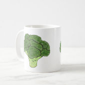 Broccoli Kaffeetasse (Vorderseite Links)