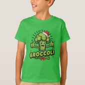 Broccoli Kids Christmas Funny Broccoli Kleinkind T-Shirt (Vorderseite)