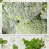 Broccoli KItchen Handtuch (Gefaltet)