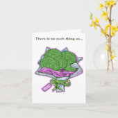Broccoli Lover Funny Bouquet Karte (Gelbe Blume)