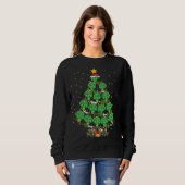 Broccoli Lover Xmas Geschenk Broccoli Weihnachtsba Sweatshirt (Vorne ganz)