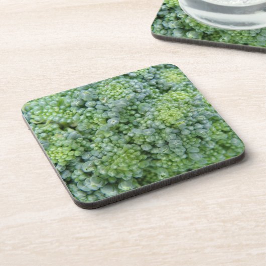 Broccoli Macro Cork Untersetzer (Linke Seite)