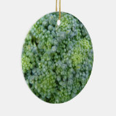 Broccoli Macro Custom Geburtstag Keramikornament (Rechts)