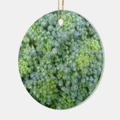 Broccoli Macro Custom Geburtstag Keramikornament (Links)