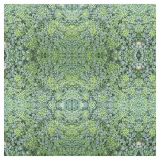 Broccoli Macro Gemustertes Gewebe Stoff (Muster)