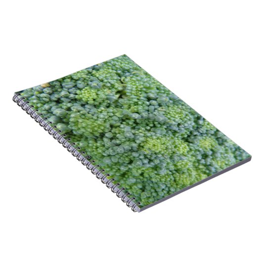 Broccoli-Macro-Notebook Notizblock (Rechte Seite)