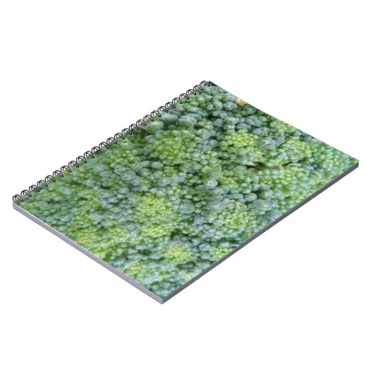 Broccoli-Macro-Notebook Notizblock (Linke Seite)