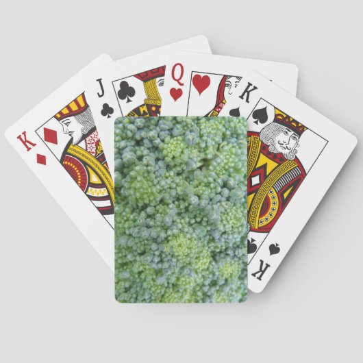 Broccoli Macro Playing Cards Spielkarten (Rückseite)