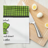 Broccoli mag dich auch nicht Personalisiert Geschirrtuch (Viertel Falte)