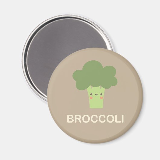 Broccoli Magnet (Vorderseite/Rückseite)