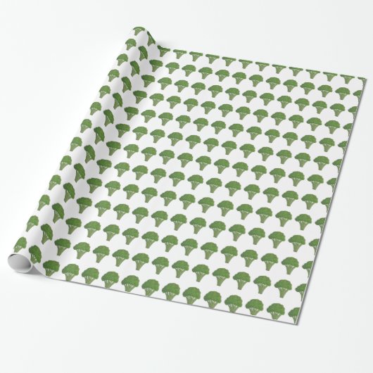 Broccoli Packpapier! Geschenkpapier (Ungerollt)
