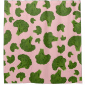 Broccoli Pattern Duschvorhang (Vorderseite)