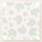 Broccoli Pattern Glasuntersetzer (Rückseite)