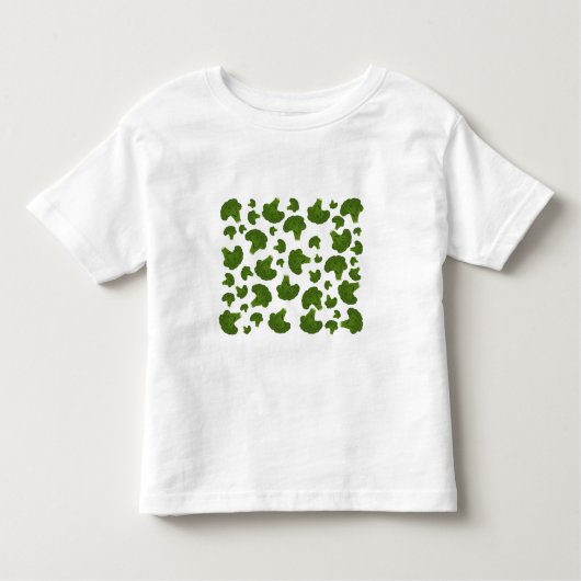 Broccoli Pattern Kleinkind T-shirt (Vorderseite)