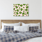 Broccoli Pattern Leinwanddruck (Insitu (Schlafzimmer))