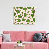 Broccoli Pattern Leinwanddruck (Insitu (Wohnzimmer))