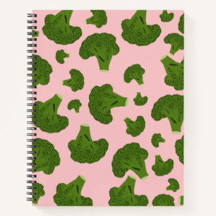 Broccoli Pattern Notizblock