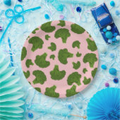 Broccoli Pattern Pappteller (Party)