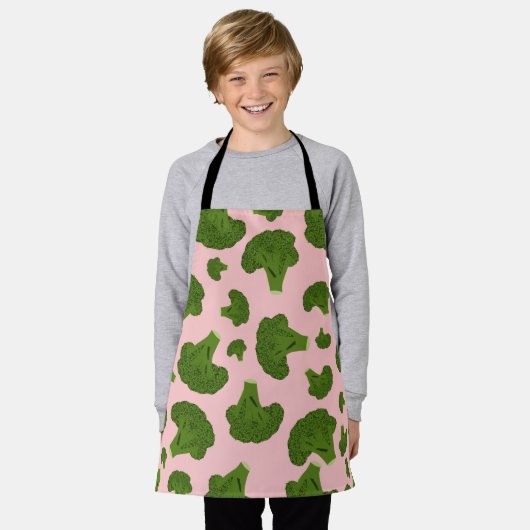 Broccoli Pattern Schürze (Getragen)