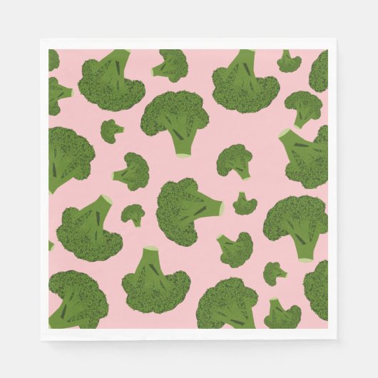 Broccoli Pattern Serviette (Vorderseite)