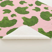 Broccoli Pattern Sherpadecke (3/4)