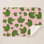 Broccoli Pattern Sherpadecke (Vorderseite (Horizontal))