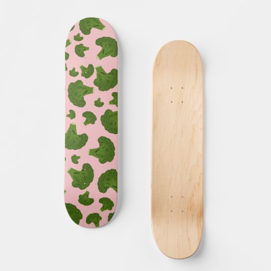 Broccoli Pattern Skateboard (Vorderseite)