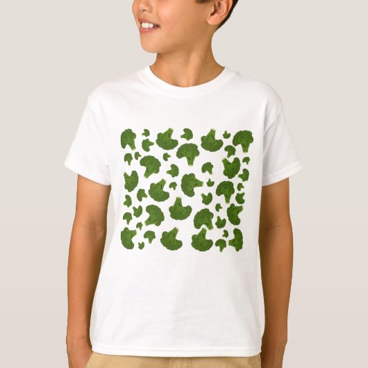 Broccoli Pattern T-Shirt (Vorderseite)