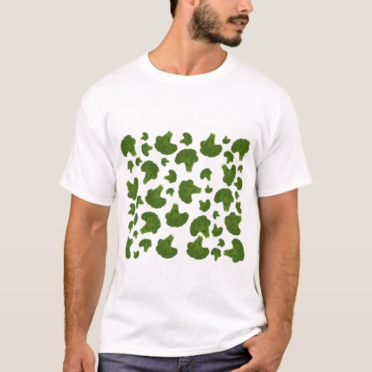 Broccoli Pattern T-Shirt (Vorderseite)