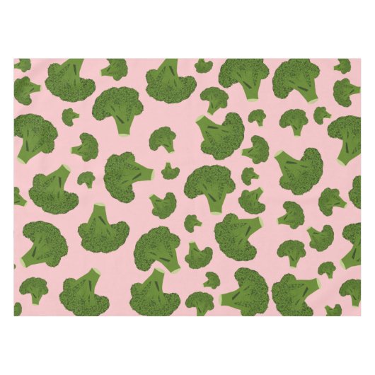 Broccoli Pattern Tischdecke (Vorderseite (Horizontal))