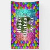 Broccoli Personalisiert-Charakter-Geburtstagsbanne Banner (Vertikal)