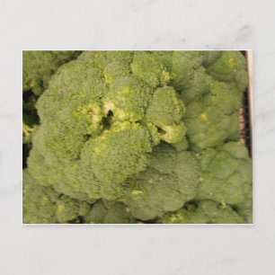 Broccoli Postkarte