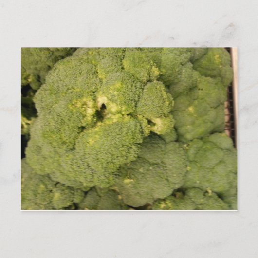 Broccoli Postkarte (Vorderseite)