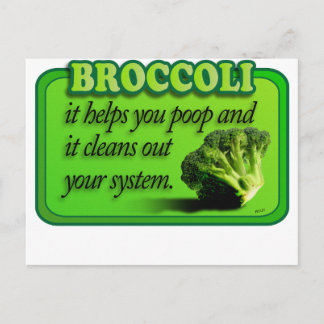 broccoli postkarte