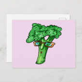 Broccoli Postkarte (Vorne/Hinten)