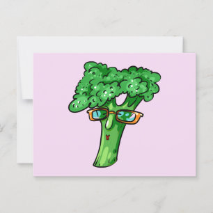 Broccoli Postkarte