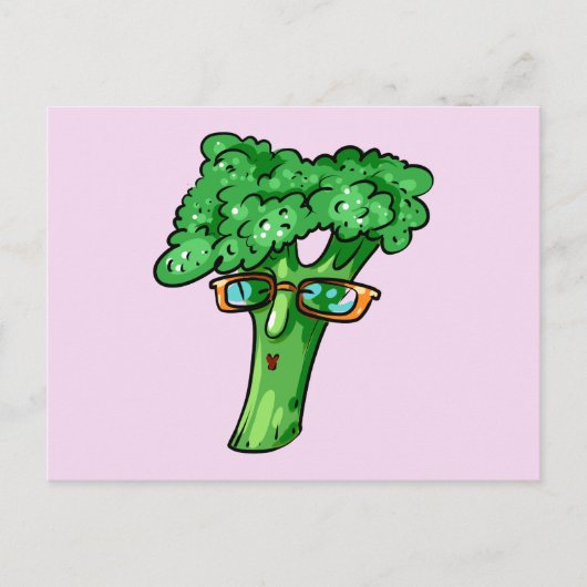 Broccoli Postkarte (Vorderseite)