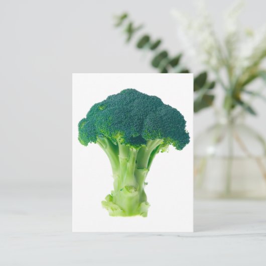 Broccoli Postkarte (Stehend Vorderseite)