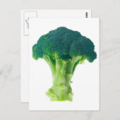 Broccoli Postkarte (Vorne/Hinten)