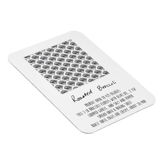 Broccoli Recipe Magnet (Rechte Seite)