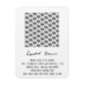 Broccoli Recipe Magnet (Vertikal)