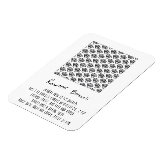 Broccoli Recipe Magnet (Linke Seite)