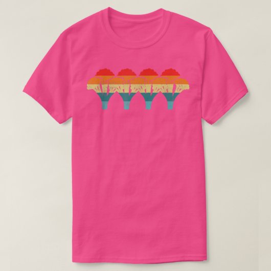 Broccoli Retro T-Shirt (Design vorne)