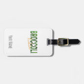 Broccoli Revolution Vegans Veggies und Vegetarier Gepäckanhänger (Vorderseite horizontal)