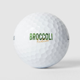 Broccoli Revolution Vegans Veggies und Vegetarier Golfball