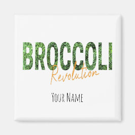 Broccoli Revolution Vegans Veggies und Vegetarier Magnet